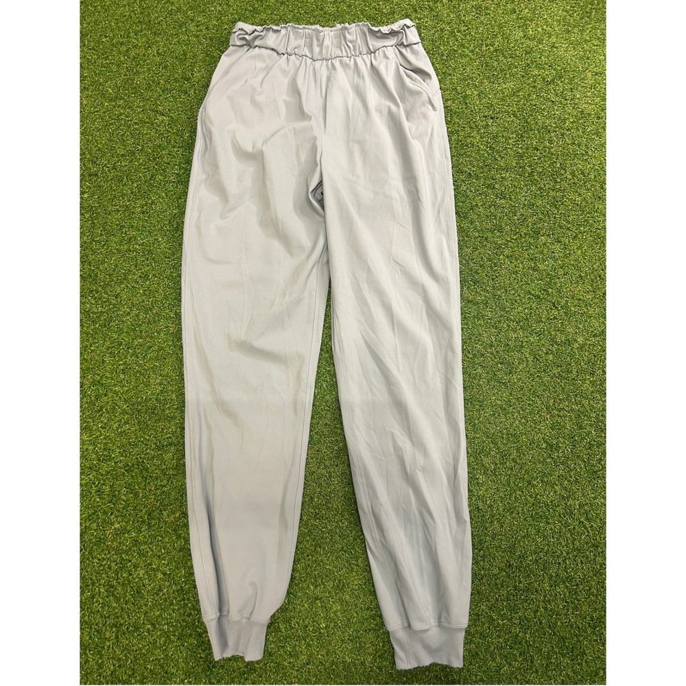 Lululemon Beyond the Studio Jogger Light Grey High Rise Pants Size 8